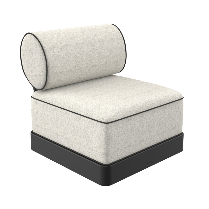 Brisa Outdoor Lounge Chair, Salina (Heather Gray), Noche