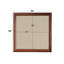 Miroir Louis Philippe III 36 po x 38 po, finition cerisier-1404642866
