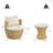 Wicker 2 - Person Patio Conversation Sets with Cushions-2113168315