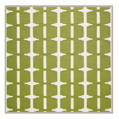Machine Washable Trellis Brown Area Rug