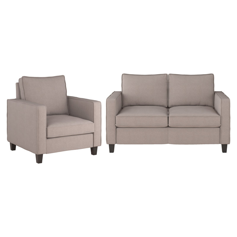 Jaylena 2 - Piece Living Room Set, Taupe 100% Polyester