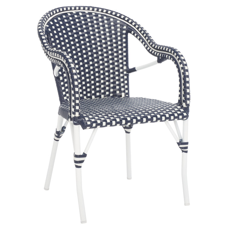 Fauteuil Pawel, Marine / marine, Blanc