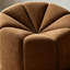 Canapé simple simple en sherpa brun