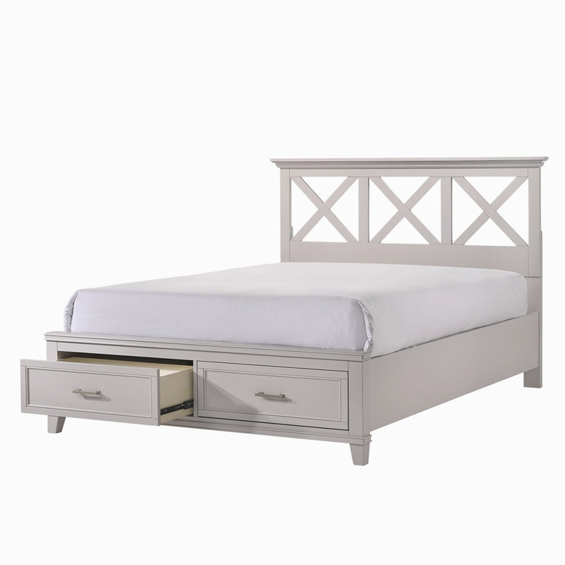 Deguzman X Storage Bed, Queen, Grey