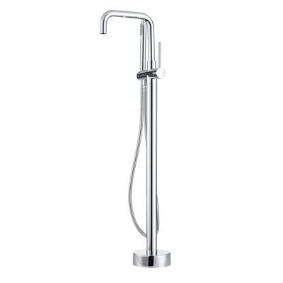 Robinet de baignoire autoportant avec douche à main Delara