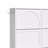 Modern Shoe Storage Cabinet With 6 Flip Drawers, Space Saving, Cream Style Entryway Organizer With Adjustable Shelf, Free-Standing With 3 Silvery Hooks-247380097