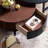 2-Piece Red Oak Coffee Table Set