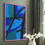 Impression sur toile «Invontract Blues II» - bois massif-1498642350-1498642387