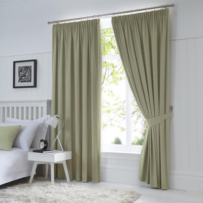 Polyester Blackout Curtain Pair