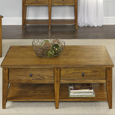 Laron 3 Piece Living Room Table Set w/ Drawers