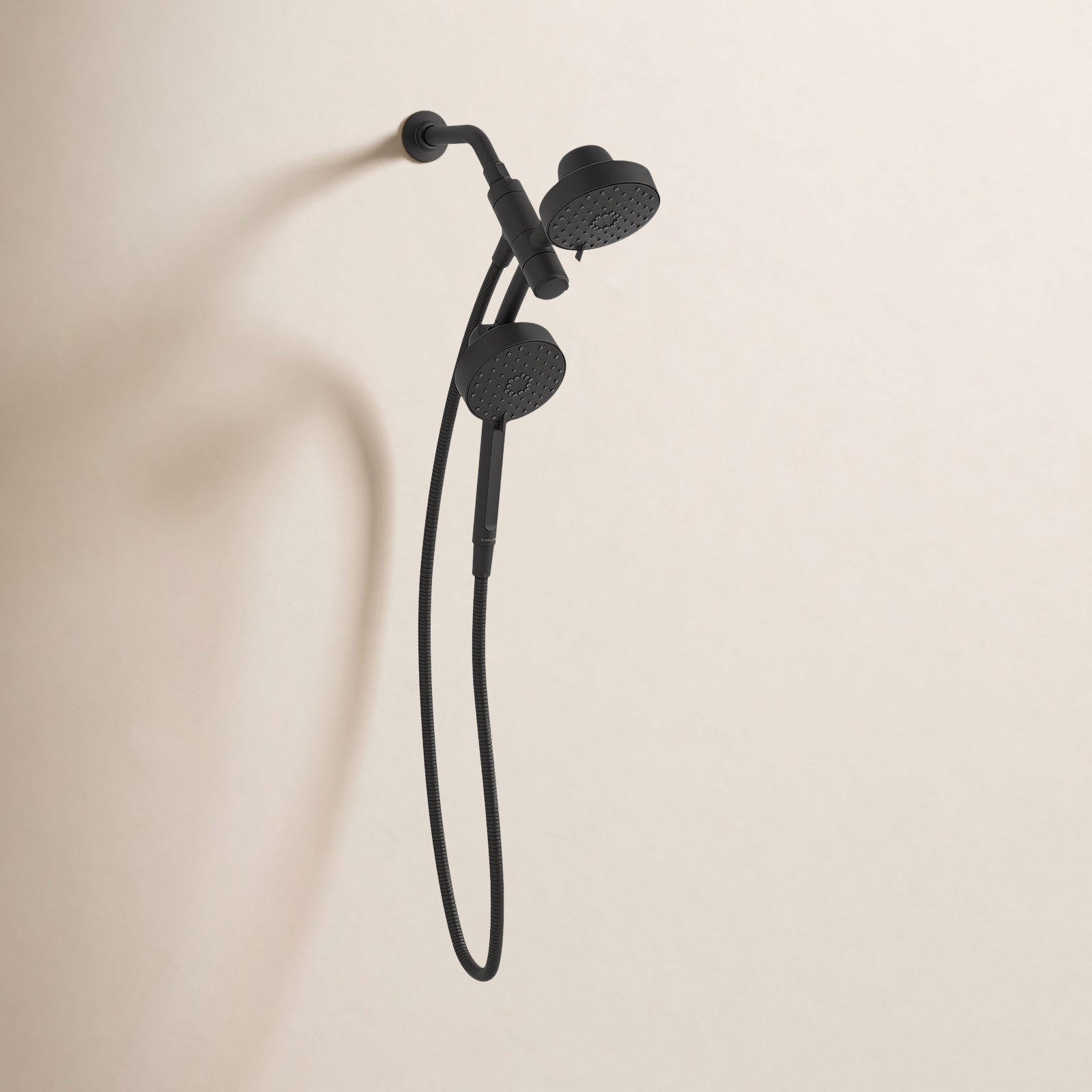Awaken 2.5 GPM 2-in-1 Shower Combo Kit, Matte Black