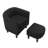 Upholstered Chair With Ottoman-743064006
