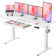 Height Adjustable Standing Computer Desk With Drawer For Home Office