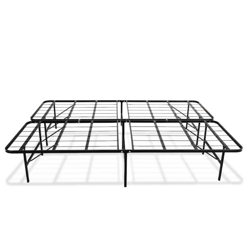 Modern Omne Steel Platform Bed Frame Foundation Bedroom Furniture, Twin