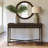 Fluted 2-Drawer Storage Console Table