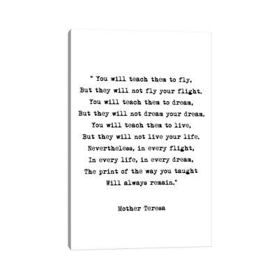 " Dream - Mother Theresa Quote "