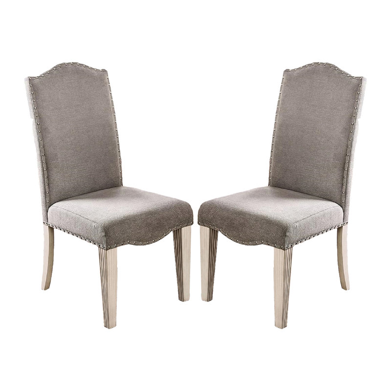 Set Of 2 Fabric Parson Chairs