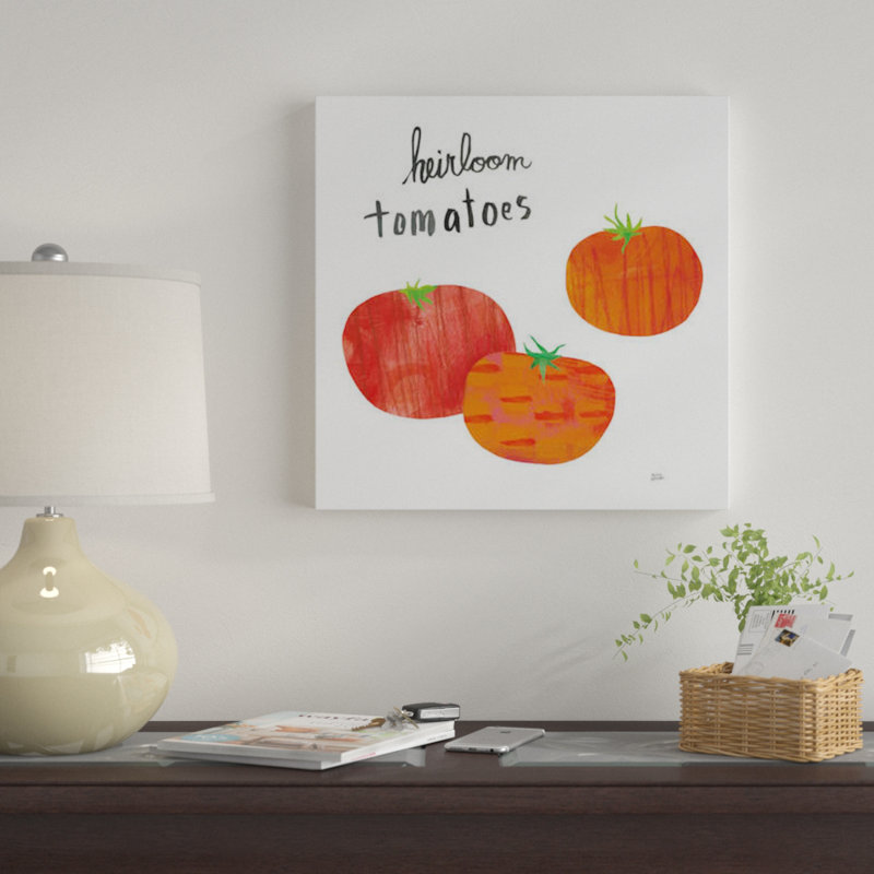 « cuisine jardin ii », impression sur toile, H 12 po x l 12 po x P 1,5 po, Toile tendue, Pas de tapis