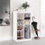 Rangement modulaire réglable à 16 tablettes divisées-122872100