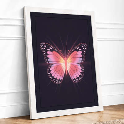 Luminous Butterfly Modern - Print