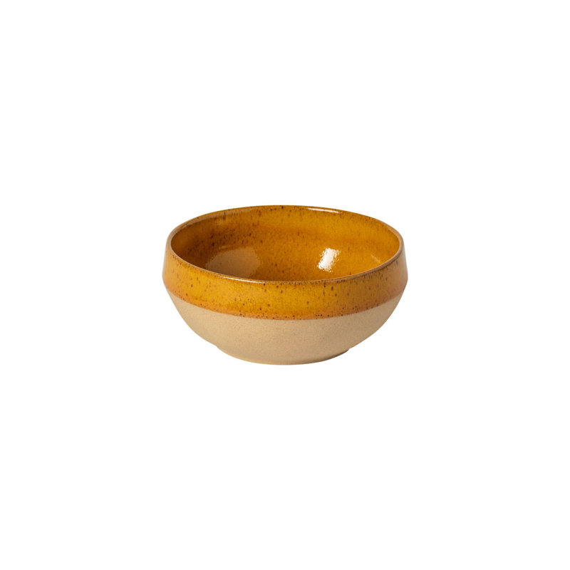 Marrakesh Handmade Stoneware Cereal Bowl, Orange