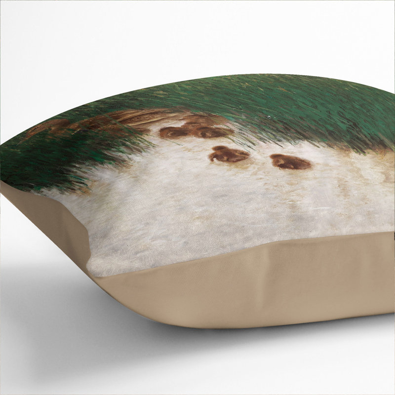 Square Cushion, 55cm H x 55cm W x 20cm D, Stone
