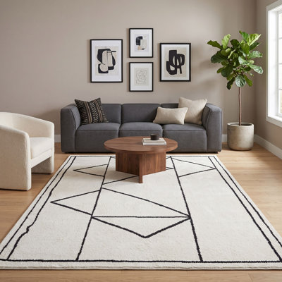 Tapis à motif géométrique Cherle