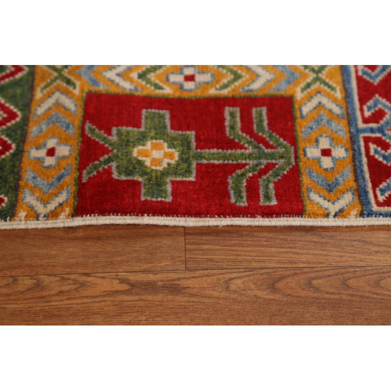 Tapis tribal ivoire Kazak 7 x 10