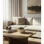Bol en papier décoratif décoratif texturé de style moderne pour la chambre à coucher ou le salon - 6 po - blanc