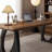 Nut-brown Rectangular Solid Wood writing desk-118232096
