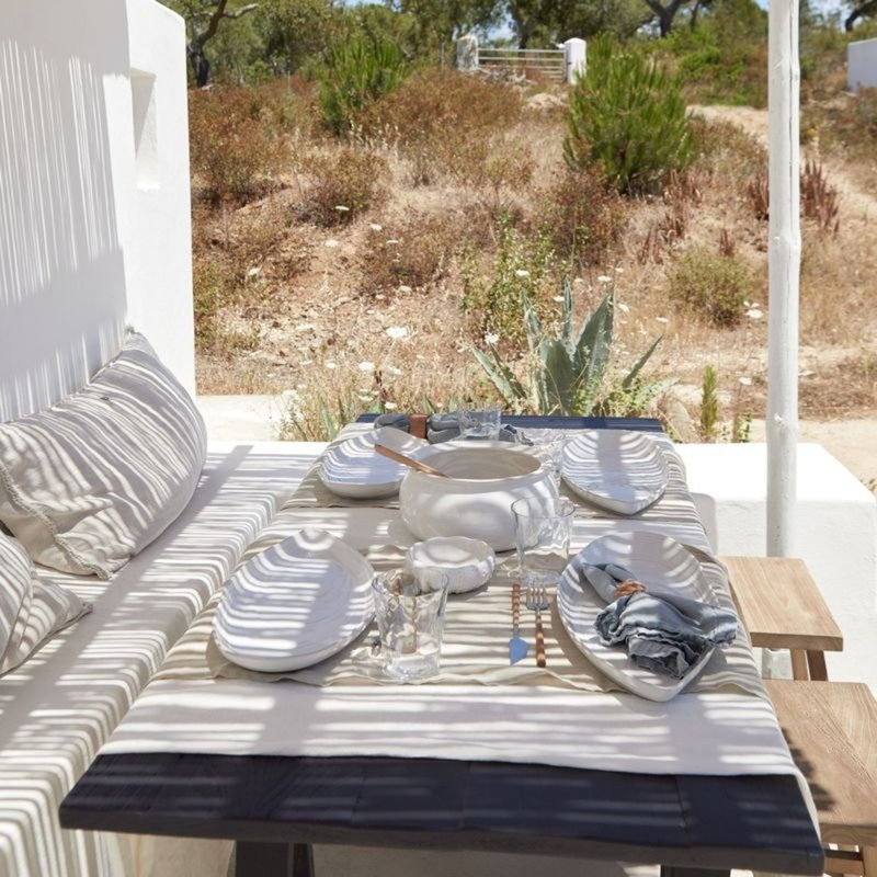 Maria Linen Square Napkins, Ceylon Yellow