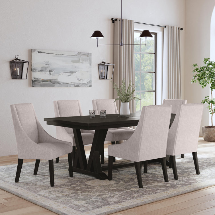 Lattice 7PC Rectangular Dining Set