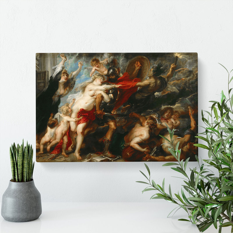 Consequences Of War by Peter Paul Rubens - Wrapped Canvas Painting, 35cm H x 50cm W x 3cm D
