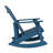 Harada Outdoor Adirondack Rocking Chair HIPS All Weather Oversized Plastic Patio Chair Rocker-96923060