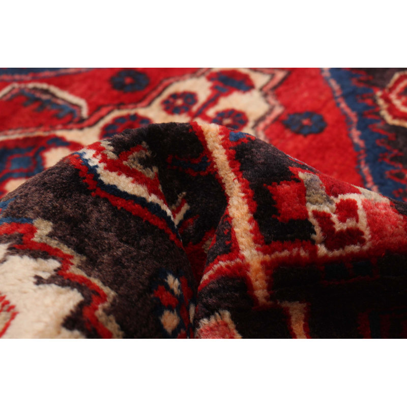 Tapis unique en laine 3 pi 5 po x 5 pi 5 po Fabrizio