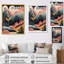 Impression graphique sur toile, paysage de pleine lune-944879989-944879992