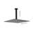 16" Matte Black Bathroom Luxury Shower Head-126409527