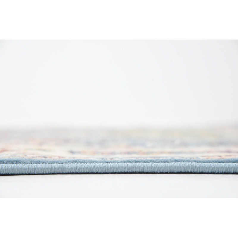 Tapis bleu Jackson Jackson, Rectangle 3 pi 1 po x 5 pi 3 po, Blue