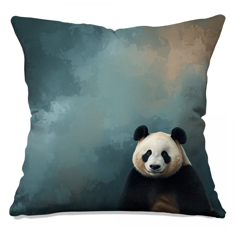 Coussins Panda, 18 x 18 pouces