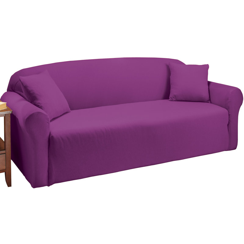 Housse pour canapé à coussins en T, Mauve