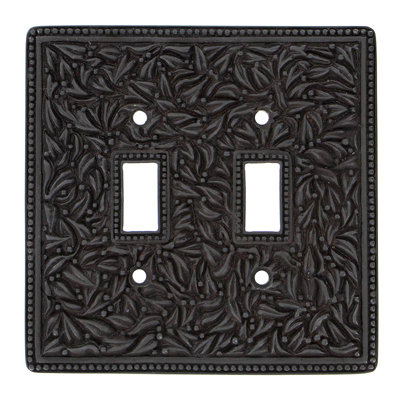 San Michele Patterned 2 - Gang Toggle Light Switch Wall Plate