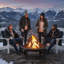 Jaramillo Elevated Steel Wood Burning Fire Pit
