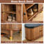 8 Pair Shoe Storage Bench