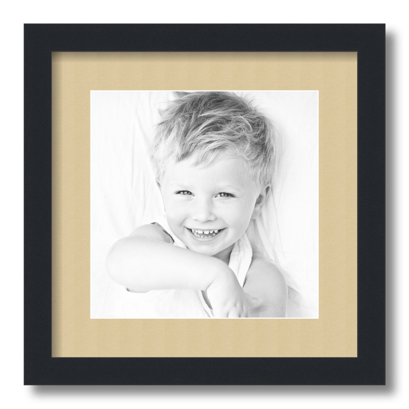 Matte Picture Frame with Mat, Green Whisper