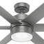 Ventilateur de plafond standard à 6 pales de 72 po avec commande murale et ensemble d'éclairage inclus Solaria-50783443