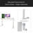 Adjustable Study Desk For Kids & Adults – Height-Adjustable, Multi-Purpose Home/Office Desk, Compact Design-277155511-277155504