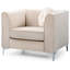 Fauteuil contemporain incliné ivoire-1940103330