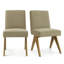 Chaise parsons en bois massif Bilon H 19,5 po-2106274198