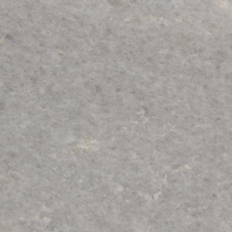 Nigella Granite Cross Legs Side Table, White Marble/Gray