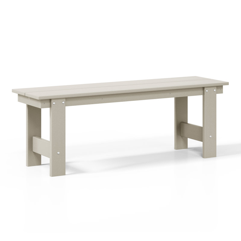Banc de patio 48 po, Beige